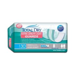 TotalDry Bladder Control Pad 11 Inch Length Moderate Absorbency SecureLoc Core One Size Fits Most (975707_CS)