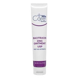 WeCare First Aid Antibiotic Bacitracin Zinc Ointment 4 oz. Tube (874022_EA)