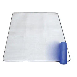 Tapis de Camping en aluminium pour l'extérieur, couverture en feuille de mousse, tapis isolant imperméable, couverture de pique-nique de plage pour parcs en plein air