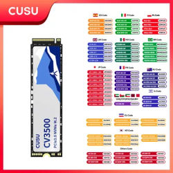 CUSU SSD NVMe M2 256GB 512GB 1TB 2TB SSD M.2 2280 PCIe3.0 TLC Internal Solid State Disk Hard Drive for Laptop Desktop