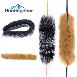 Stabilisateur de cordes d'arc classique en poils de lapin, accessoires de tir à l'arc, protecteur de membres, haute performance, 20x1cm, 2 pièces