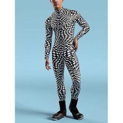 Costume di Carnevale Tuta Intera Costumi zentai con motivi Costume Cosplay Body Stampa Costume Sexy Halloween Per uomo Per donna Costume per Feste Performance Mascherata Adulti