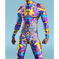 Costume di Carnevale Tuta Intera Costumi zentai con motivi Costume Cosplay Body Stampa Costume Sexy Halloween Per uomo Per donna Ragazzi Costume per Feste Performance Mascherata Bambini Adulti