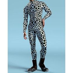 Costume di Carnevale Tuta Intera Costumi zentai con motivi Costume Cosplay Body Stampa Costume Sexy Halloween Per uomo Per donna Costume per Feste Performance Mascherata Adulti