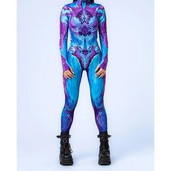 Costume di Carnevale Tuta Intera Costumi zentai con motivi Costume Cosplay Body Stampa Costume Sexy Halloween Per uomo Per donna Ragazzi Costume per Feste Performance Mascherata Bambini Adulti