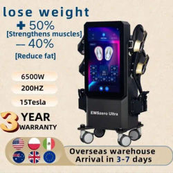 EMSzero Sculpt Machine 15Tesla 6500w 200HZ EMS RF Fat Slimming Burning Muscle Stimulation Body Sculpting Electromagnetic Therapy