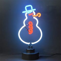 Neonetics Snowman Neon Sculpture