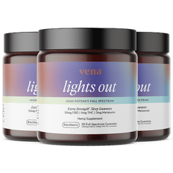 Lights Out Sleep THC Gummies