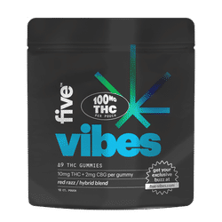 10ct hybrid vibes high dose gummies