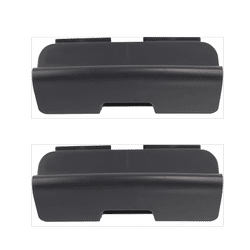 Replacement Bumper Trim Textured Black, Rear, Driver & Passenger Side, 1-year unlimited-mileage warranty SET-REPB763529-2