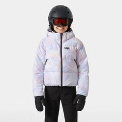 Helly Hansen Juniors' Nora Short Puffy Ski Jacket White 158/13