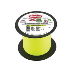 Berkley Jordan Lee x5 Braid Superline 0.12mm class/0.005in class 10lb test/27 lbC/12.1kg 2188yd/2000m 4lb Flame Green X5BBK10-GG Flame Green 0.005
