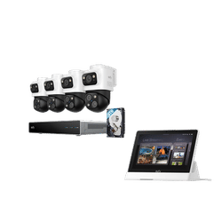 eufy Smart Display E10 + eufy PoE NVR Security System S4 Max White