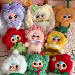 New Baby Three Where Is Spring Plush Tide Play Surprise Blind Box Cute Doll Ornaments Bag Decoration Pendant Surprise Xmas Gifts