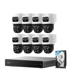 eufy PoE NVR Security System S4 Max + 4 PoE Cam S4 Add-Ons