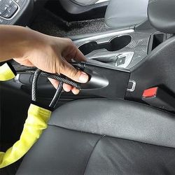 Bloccasterzo per auto, bloccacintura di sicurezza, dispositivo antifurto, barra di sicurezza antifurto regolabile con cavo in acciaio, blocco di sicurezza retrattile per auto per la protezione del