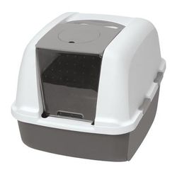 Catit Jumbo Dark Grey Litter Box with Filter