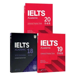 1 book English Ielts 17/18/19/20 Academic Speaking Listening Reading Writing Study Book Workbook Authentic Practice Tests