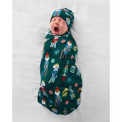 Nutcracker March Swaddle & Hat Set - OSFA