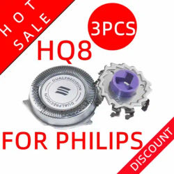 3Pcs Shaver Razor Blades Cut Cutters Heads Replacement For Philips HQ7310 HQ7320 HQ7340 HQ7360 HQ7380 HQ7100 HQ7120