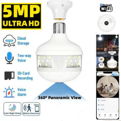 V380 Pro Wifi Panorama Camera 1080P 5MP Security Camera 360 Degree Panoramic Fisheye IP Camera Night Vision Surveillance Camera