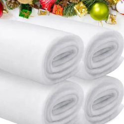 Fluffy Artificial Snow Carpet Christmas Fake Snow Blanket Roll Xmas Tree Covers Winter Village Party Table Decor Snows Covers