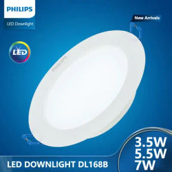 Philips LED downlight DL168B 3.5W 5.5W 7W encastré lumière AC 220V-240V 3000K 4000K 6500K blanc Spot plafonnier maison lampe