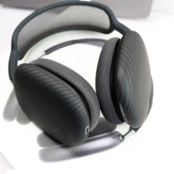 Adatto per custodia per auricolari Airpods Max, custodia protettiva per cuffie, fibra di carbonio in fibra aramidica opaca ultrasottile