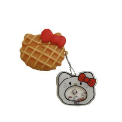 Hello Kitty Waffle Bread Food For Airpods 4 Case 2024,3D Silicone Shockproof Earphone Cover For Airpods Pro 2/3/2/1 Cover Case