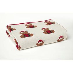 Holiday Novelty Throw Blanket by BrylaneHome in Holiday Bears