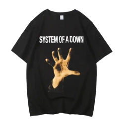 T-shirt femme vêtements rue T-shirt Rock T-shirt alternatif haute qualité T-shirt système d'une couverture d'album de musique de toxicité vers le bas