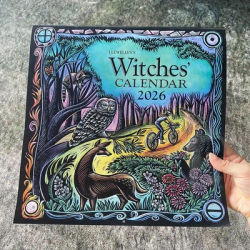 2026 Witches' Calendar & Witchcraft Book - Wheel of the Year Planner with Moon Phases, Astrology Data, Magical Rituals