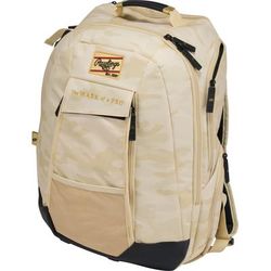 Rawlings Gold Collection Utility Baseball Backpack Sand/Camo