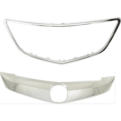 Replacement Grille Trim Chrome, 1-year unlimited-mileage warranty SET-REPA070715