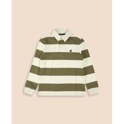 Brooks Brothers Boys Cotton Rugby Shirt | Olive | Size 14