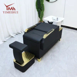 Wholesale Barber Shop Backwash Unit Sink Station Hair Salon Shampoo Chair Furniture with Bowl