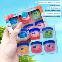 4/6PCS Lip Balm Lip Oil Set Hydrating Moisturizing Lip Mask Kit Winter Lip Care Oil Lipstick Base