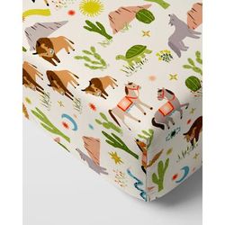 Wild Frontier Fitted Crib Sheet - Standard