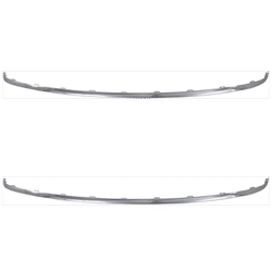 Replacement Bumper Trim Chrome, Rear, Driver & Passenger Side, 1-year unlimited-mileage warranty SET-REPA763504-2