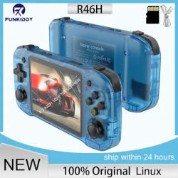100% Original Linux R46H Retro Handheld Game Console 4.2 IPS 20000+ Games Portable Pocket Player 64G/128G Kids Gifts 2025 NEW