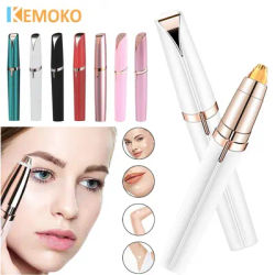 New Electric Facial Eyebrow Trimmer Lipstick Shape Painless Areas Bikini Depilator Shaver Care For Women Makeup