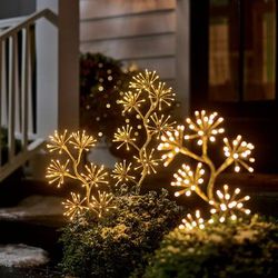 Pre-Lit Starburst Stake - 16" - Grandin Road