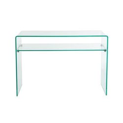 Tavolo console vetro temperato trasparente