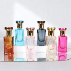 10pcs 20ml Empty Square Glass Spray Bottles Perfume Atomizer Refillable Fine Mist Spray Empty Perfume Bottles