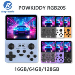 NEW RGB20S 3.5-Inch 4:3 IPS Screen Retro Handheld Game Console Open Source System RK3326 Dual Card Children's Gifts