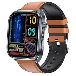 iMosi ET572 Orologio intelligente 2 pollice Orologio da Corsa Fitness Smartwatch Bluetooth ECGPPG Monitoraggio della temperatura Contapassi Compatibile con Android iOS Da donna Da uomo Standby lungo