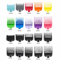 8/10Pcs Plastic Hair Clipper Limit Comb For Men Salon Barber Trimmer Guide Replacement Attachment Hair Cutting Styling Tools