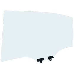 JC Whitney Door Glass, Rear, Driver Side, 1-year unlimited-mileage warranty JRH48130032