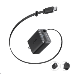 Anker Nano Charger (35W, Built-In Retractable USB-C Cable)
