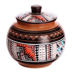 Timeless,'Cuzco Decorative Ceramic Jar'